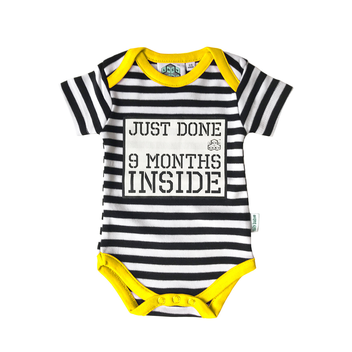 New Born Gift -Just Done 9 Months Inside® Vest - Pregnancy Reveal - Coming Home