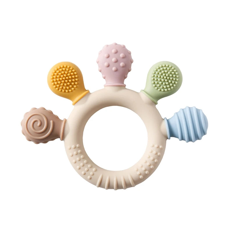 Silicone Teething Ring Toy