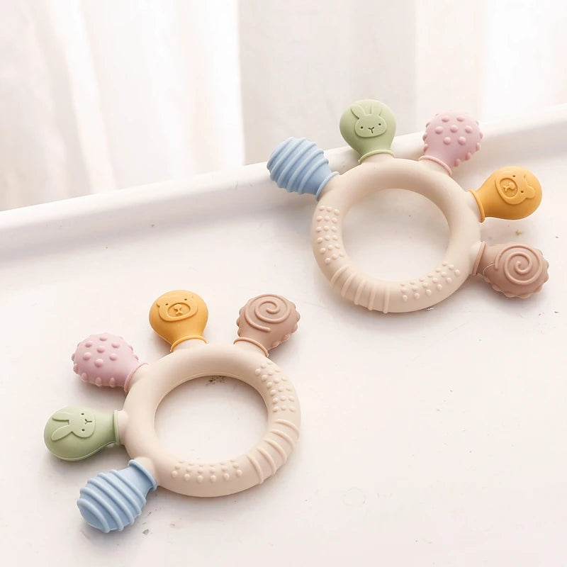 Silicone Teething Ring Toy