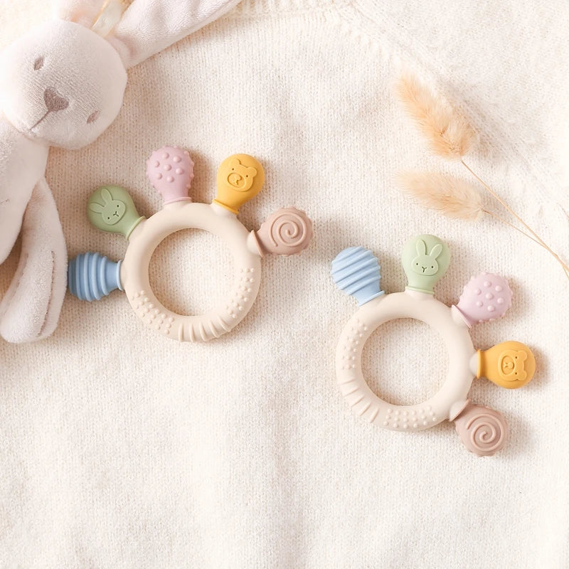 Silicone Teething Ring Toy