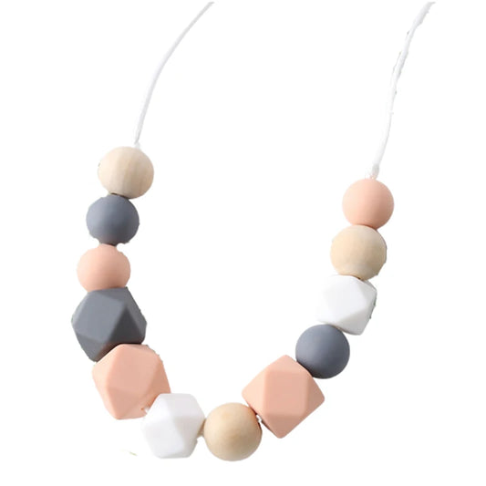 Silicone Teething Necklace in Various Colours