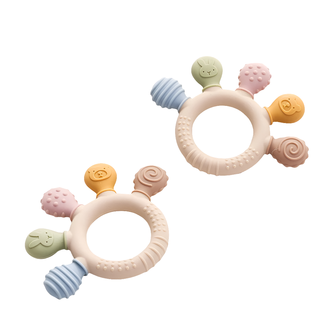 Silicone Teething Ring Toy