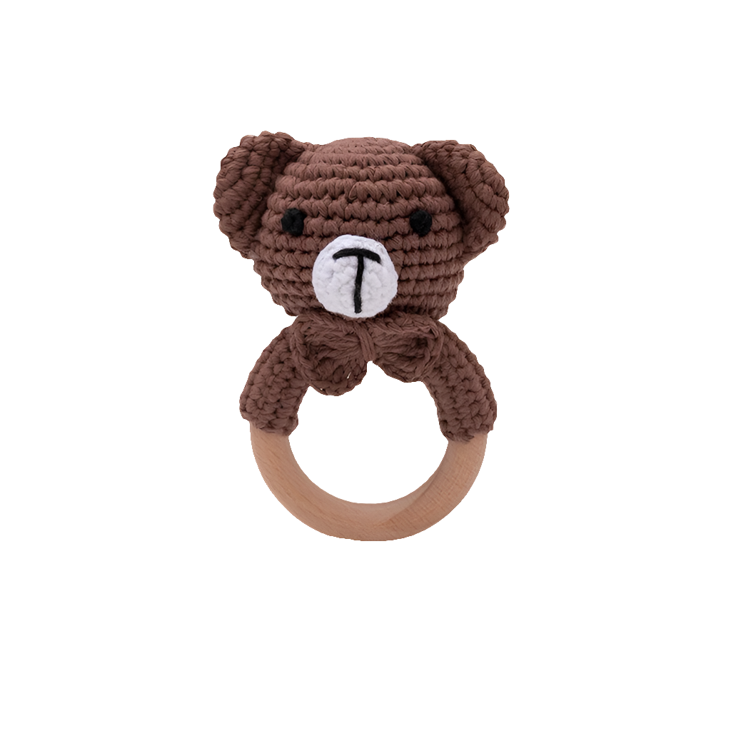 Crochet Animal Wood Teether