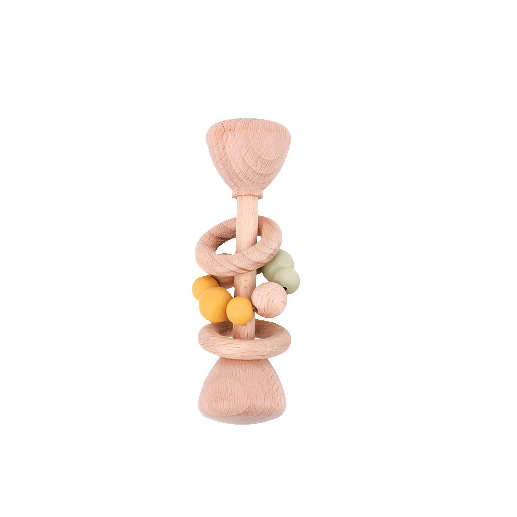 Wooden Rattle Teether