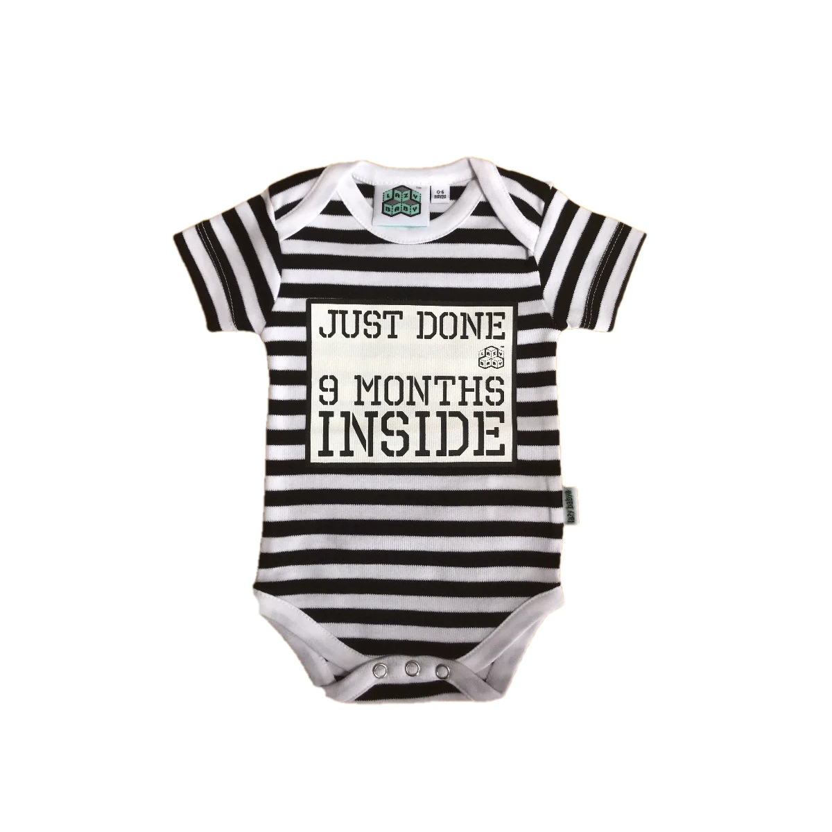 New Born Gift -Just Done 9 Months Inside® Vest - Pregnancy Reveal - Coming Home